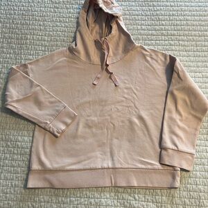 Light Pink Hooded Sweatshirt